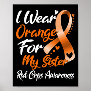 Poster Je Porte Orange Pour Ma Soeur Rsd Crps Sensibilisa