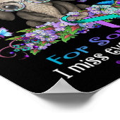 Poster Je Porte Un Éléphant De Sensibilisation Au Suicide (Coin)