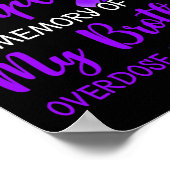 Poster Je Porte Une Mémoire Violette Du Frère Sensibilisa (Coin)