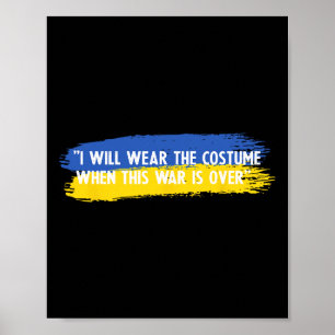 Poster Je porterai le costume quand cette guerre sera ter