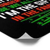 Poster Je pourrais aussi bien dormir sous l'arbre Je suis (Coin)