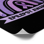 Poster Je Pourrais Avoir Une Sensibilisation À L'Épilepsi (Coin)