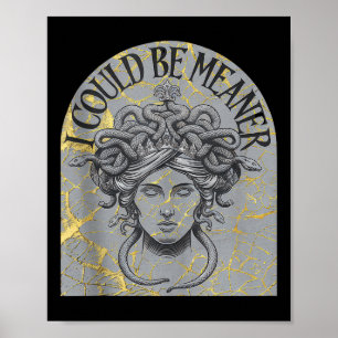 Poster Je Pourrais Être Sérieuse Femmes Hommes Chat Kitty