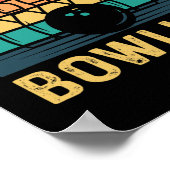 Poster Je préfère être Bowling Retro pour Man1 (Coin)