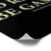 Poster Je préfère jouer (Coin)