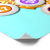 Poster Je préfère jouer au Bingo (Coin)