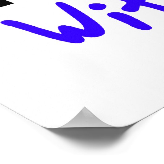 Poster Je préférerais être (Coin)