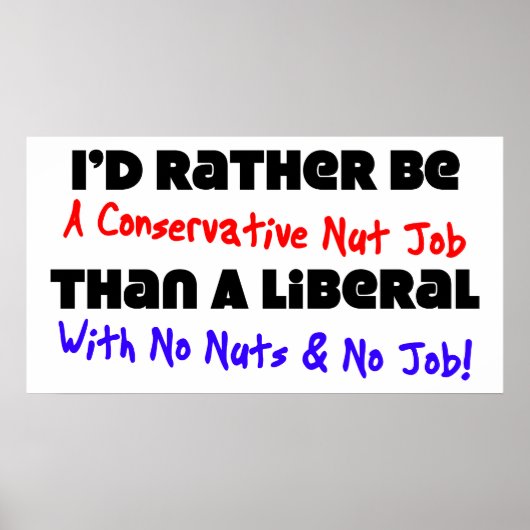 Poster Je préférerais être (Devant)