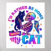 Poster Je Préférerais Être À La Maison... (Devant)