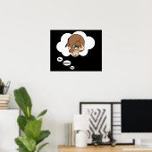 Poster Je préférerais être Lutte 2 (Bureau à domicile)