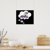 Poster Je préférerais être Motoneige (Cuisine)