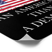 Poster Je préférerais être un Américain plutôt qu'un démo (Coin)