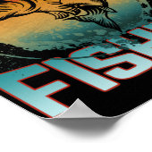 Poster je préférerais pêcher (Coin)