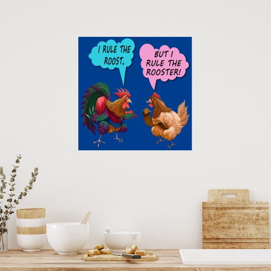 Poster Je règle l'affiche du roost (Cuisine)