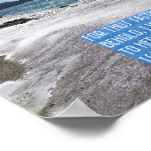 Poster Je répandrai la paix en elle comme un fleuve (Coin)