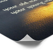 Poster Je répandrai Mon Esprit Joel 2 28, Bible Verse (Coin)