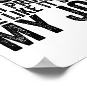 Poster Je résous des problèmes de mathématiques comme si (Coin)