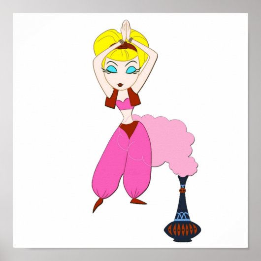 Poster Je rêve de Jeannie (Devant)