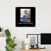 POSTER JE RÊVE DE L'AFFICHAGE MINI-BRITNEY (Bureau à domicile)