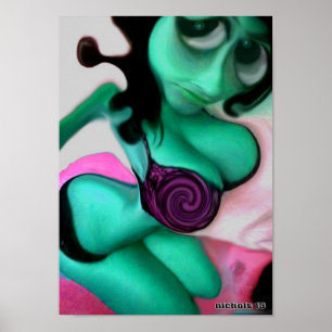 Poster Je rêve en vert