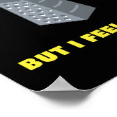 Poster Je sais que c'est du fromage mais je sens Grate hu (Coin)