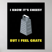 Poster Je sais que c'est du fromage mais je sens Grate hu (Devant)