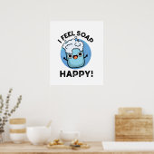 Poster Je Sens Savon Happy Drôle Joyeux Pun Savon Heureux (Cuisine)