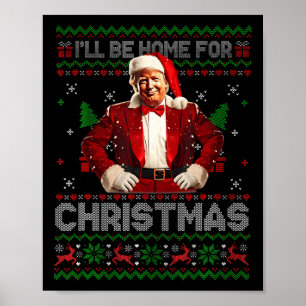 Poster Je serai à la maison pour Noël Noël Noël Noël Noël
