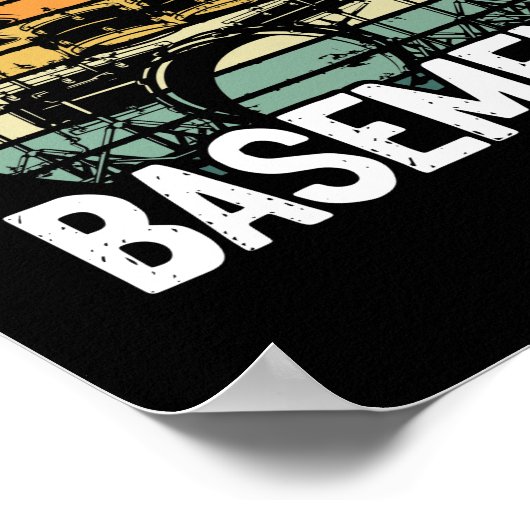 Poster Je Serai Dans Les Tambons De Drummer Sous-Sol (Coin)