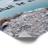 Poster Je serai entier - Art de verset biblique (Coin)