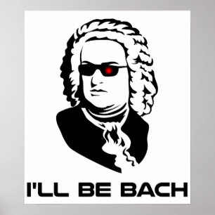 Poster Je serai Johann Sebastian Bach