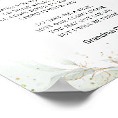 Poster Je Serai Là Pink Flowers Memorial Graduation (Coin)