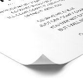 Poster Je Serai Là, Sauve-Moi Un Siège En Mémoire Anniver (Coin)