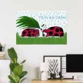 Poster Je serai votre abri imprimer (Bureau à domicile)