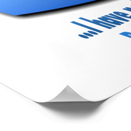 Poster Je souris parce que...V2 (Coin)