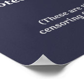 Poster Je soutiens la diversité et la science fondée sur  (Coin)