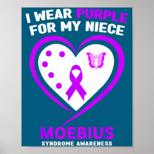 Poster Je soutiens la sensibilisation au syndrome de Moeb