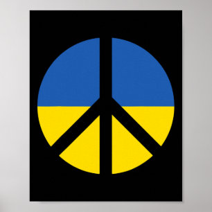 Poster Je soutiens l'Ukraine, restez avec l'Ukraine drape