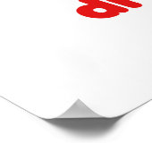 Poster Je suis à l'école de soins infirmiers - habillé (Coin)