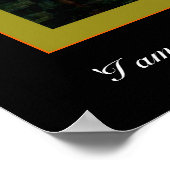 Poster 'Je suis à moitié malade de l'ombre' (Coin)