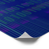 POSTER JE SUIS ACCRO AU CODE (Coin)
