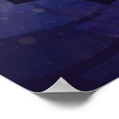 Poster Je suis Affirmations Word Cloud Art in lotus (Coin)