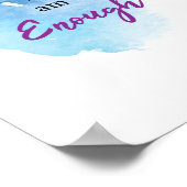 Poster "Je suis assez" (Coin)