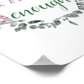 Poster Je Suis Assez Inspirant Affirmation (Coin)