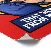 Poster Je suis avec cette femme du Michigan (Coin)