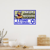 Poster Je Suis Avec Israël ! (Cuisine)
