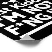 Poster Je suis avec Kamala et je ne suis pas un Idiot 2 (Coin)