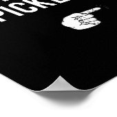 Poster Je suis avec la fête costumée de Pickle Halloween  (Coin)