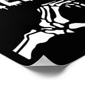 Poster Je suis avec la main de squelette Déplaisante Hall (Coin)