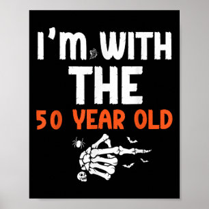 Poster Je suis avec le C d'Halloween pour les 50 ans